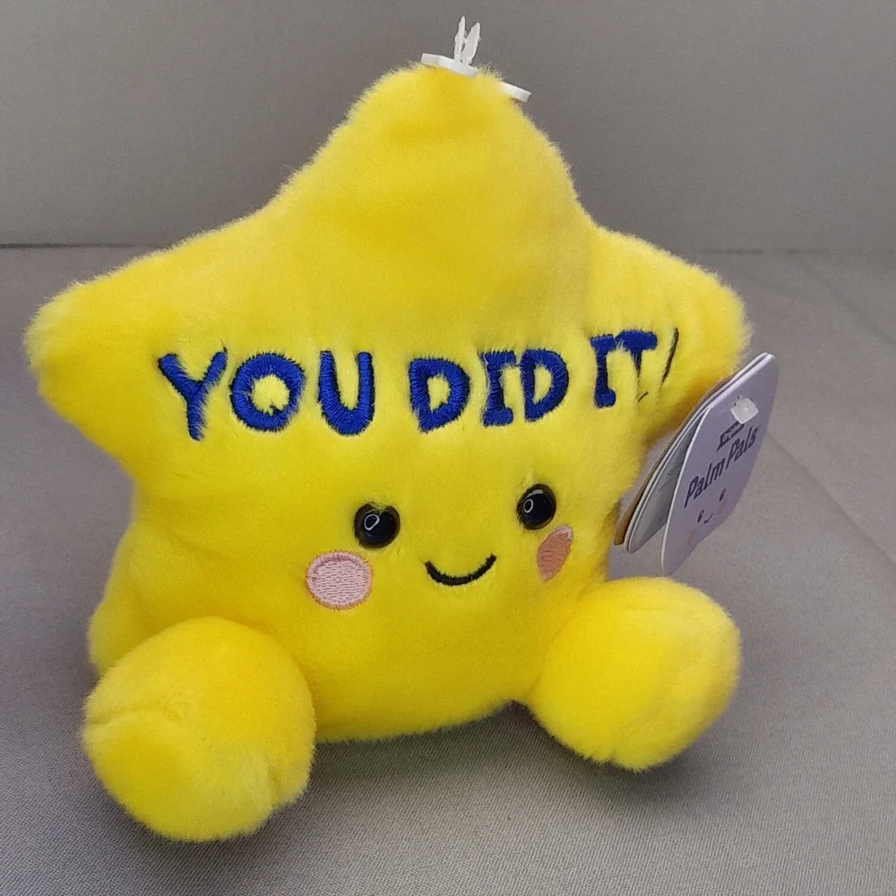 Palm Pals You Did It Star Yellow Plush Seasonal Achievement Gift 1-610 NWT 5